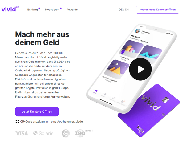 Vivid Money Girokonto kostenlos
